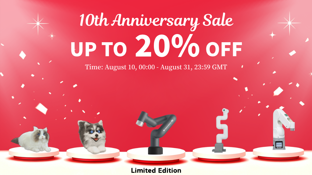 🎉Elephant Robotics 10th Anniversary Celebration Coming Soon!