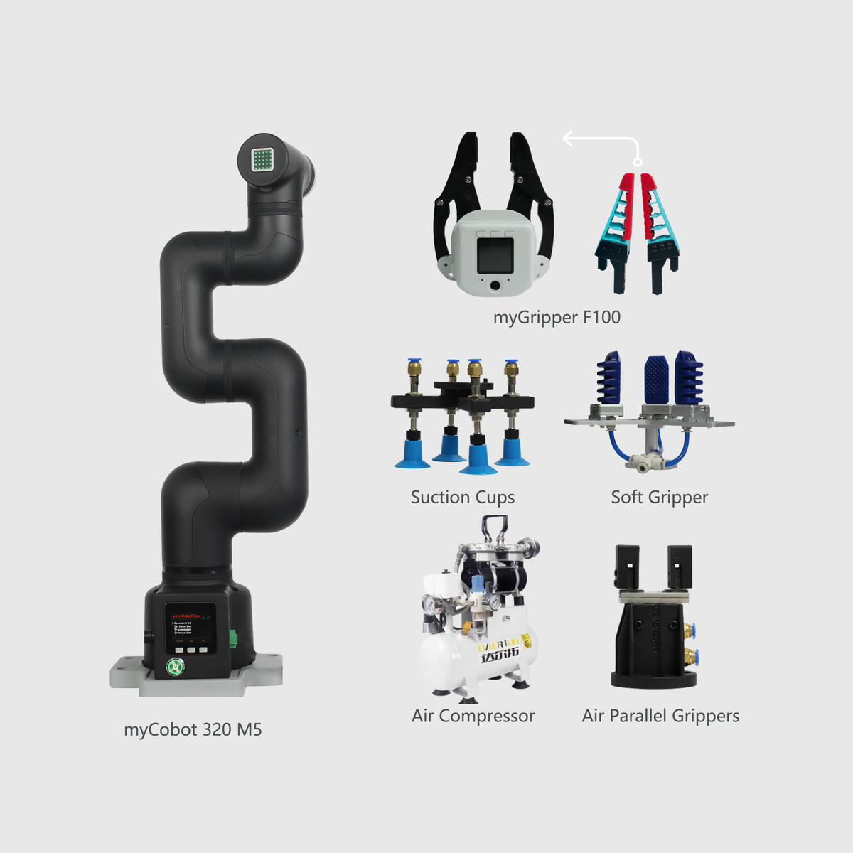 myCobot 320 Kit: 6-DoF Desktop Robot Arm for Makers & Researchers