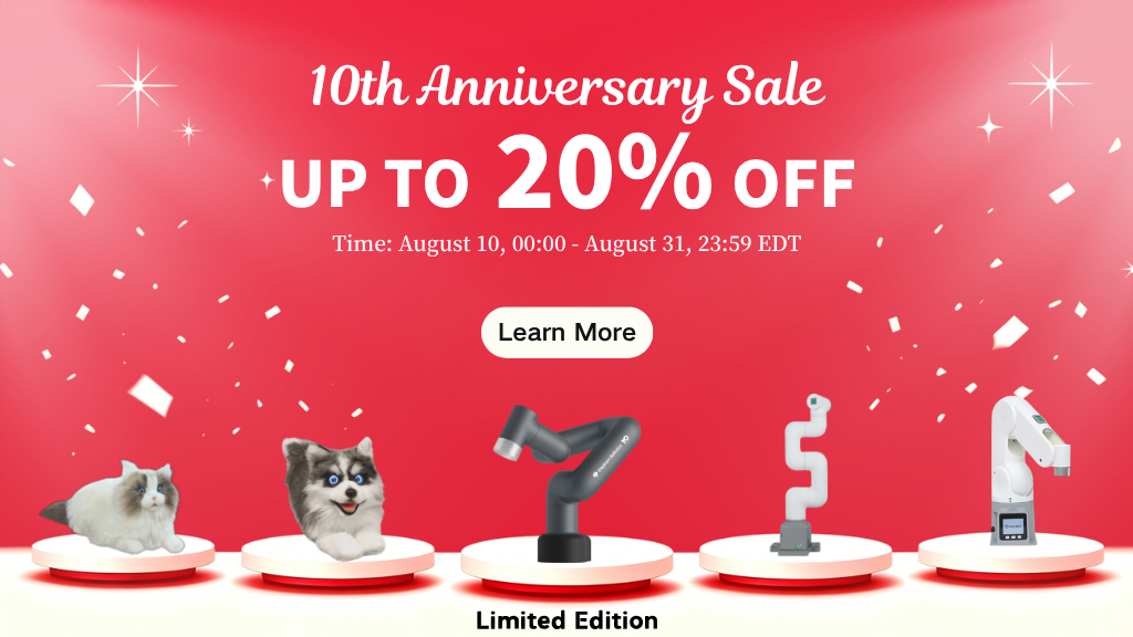 🎉Elephant Robotics 10th Anniversary Celebration Coming Soon!