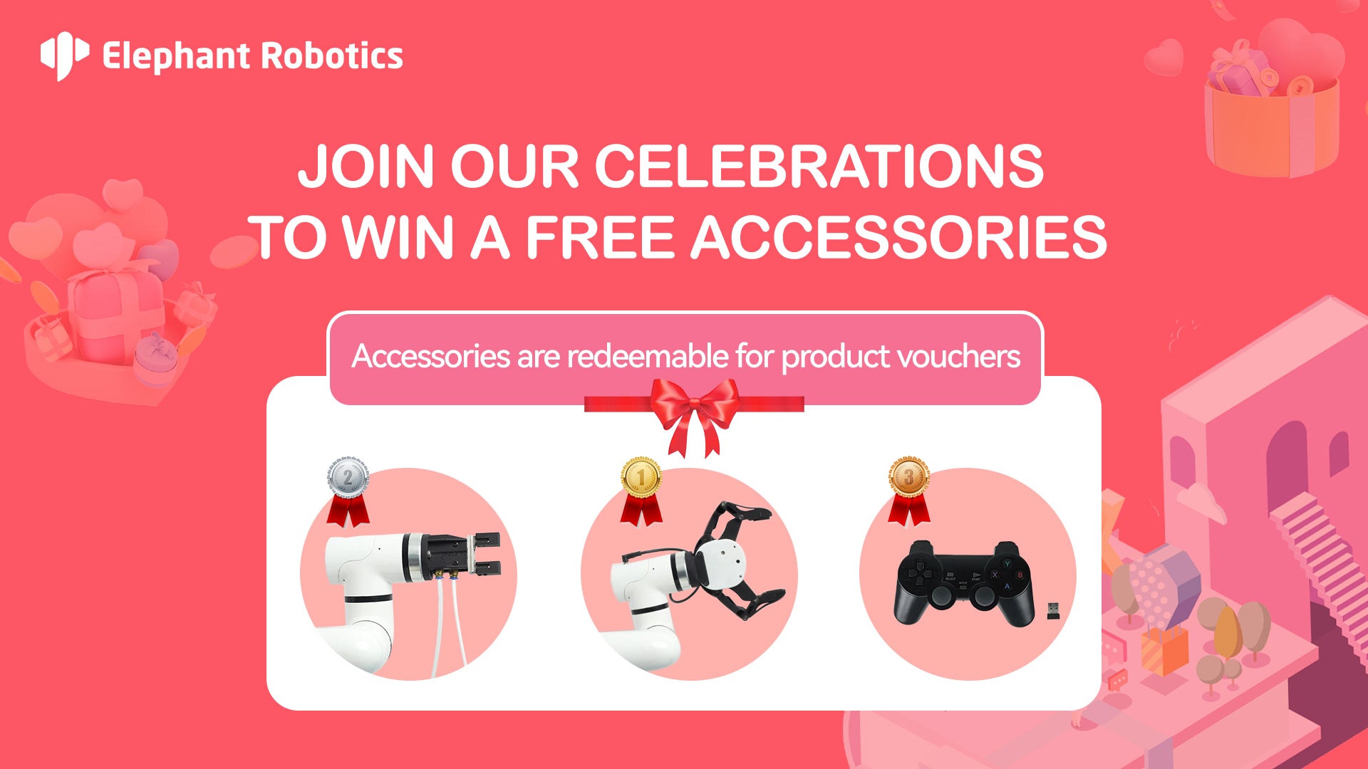 Celebrate Elephant Robotics' 8th Anniversary! Win Free Accessories!