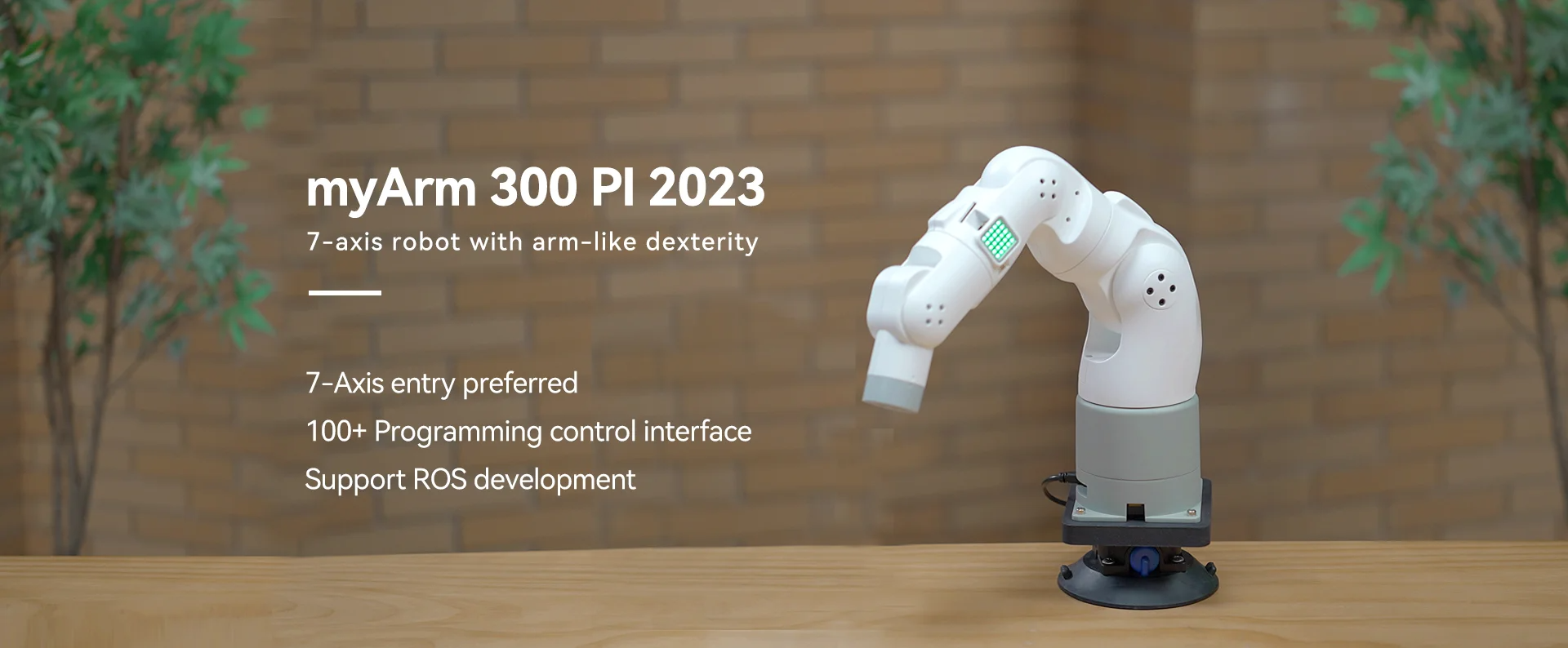 Elephant Robotics Unveils the Smallest 7-Axis Desktop Robotic Arm with Arm-Like Dexterity, myArm 300 Pi