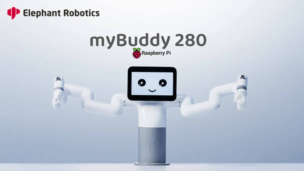 myBuddy, a Dual-Arm Collaborative Robot Powered by Raspberry Pi