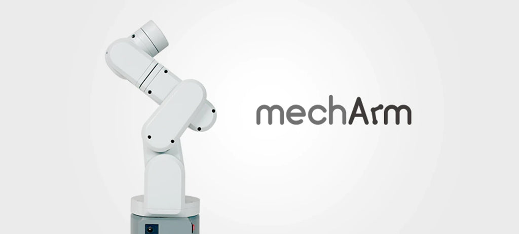 MechArm Pi 270 is a desktop robotic arm powered by a Raspberry Pi 4 SBC