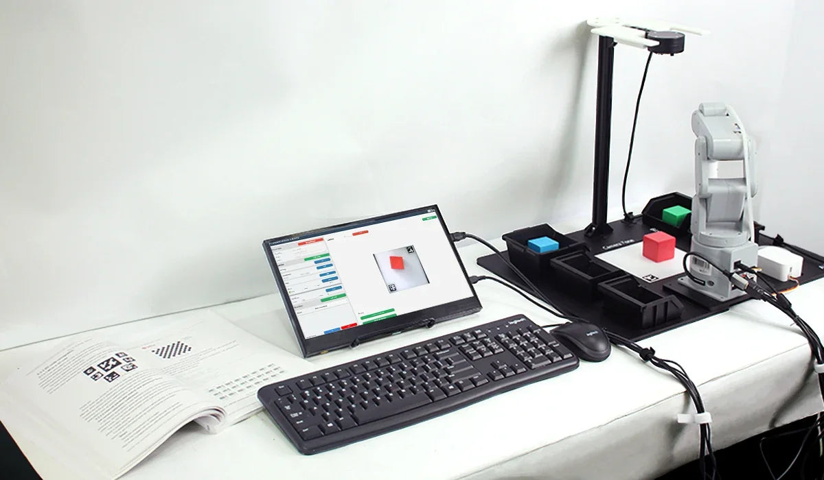 AI Robot Lab Bundle: 5x MechArm Pi (Machine Vision) – Elephant Robotics