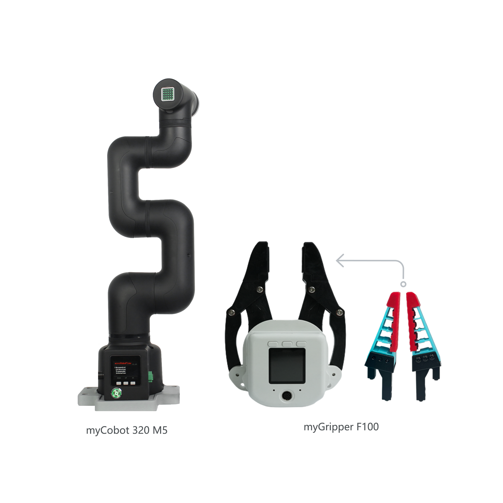 Flexible RIGHTHAND ROBOT Gripper for Pick and Place Robot op een 33,5 Flexible RIGHTHAND ROBOT Gripper for Pick and Place Robot op een 33,5
