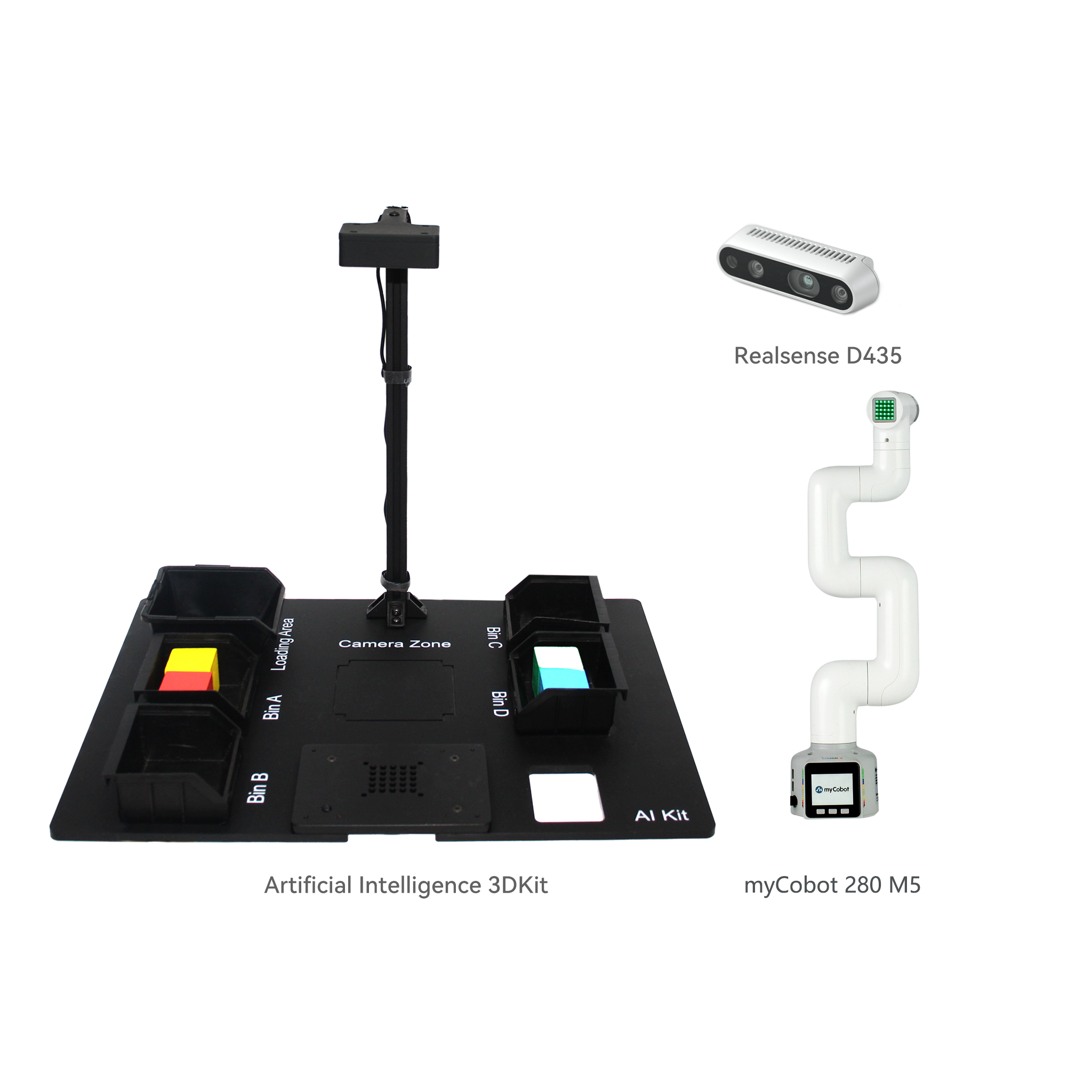 ElephantRobotics myCobot-500ロボットアーム動作品 スイッチサイエンス、Elephant Robotics社AIロボットアーム