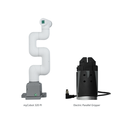 Elephant Robotics myCobot 320 Pi 2022 - 1kg Payload 6 DOF Collaborative Raspberry Pi Robotic Arm (with Flat Base)